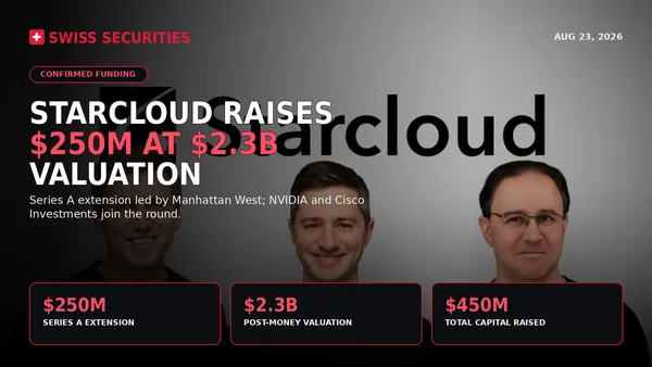 Starcloud’s $250M Raise Fuels Orbital AI Data Center Ambitions